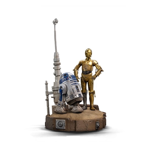 IRON STUDIOS - DELUXE ART SCALE 1/10 - STAR WARS - C-3PO & R2-D2 STATUE 31CM