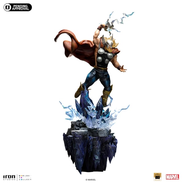 IRON STUDIOS - DELUXE BDS ART SCALE 1/10 - MARVEL - THOR "INFINITY GAUNTLET" STATUE 44CM