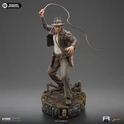 IRON STUDIOS - LEGACY REPLICA 1/4 - INDIANA JONES - INDIANA JONES STATUE 61CM