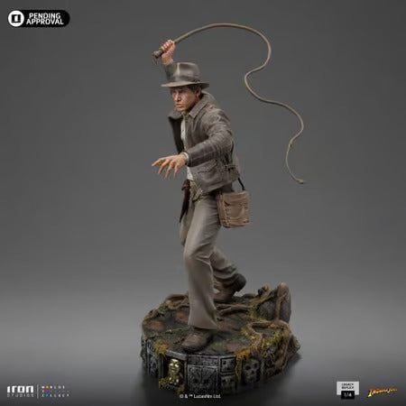 IRON STUDIOS - LEGACY REPLICA 1/4 - INDIANA JONES - INDIANA JONES STATUE 61CM