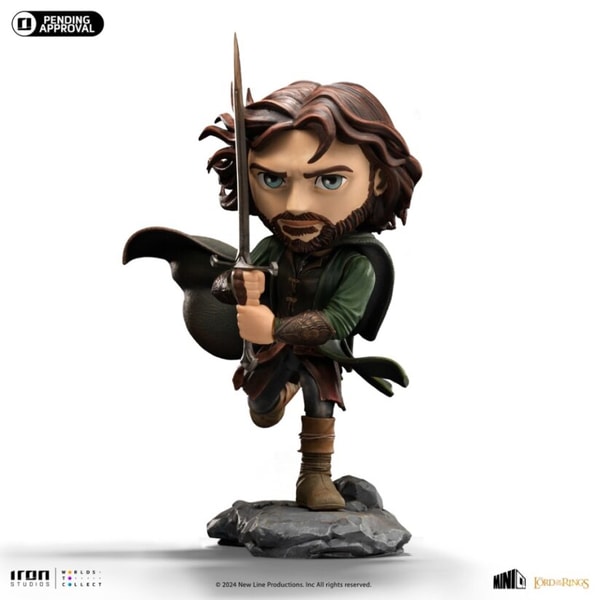 IRON STUDIOS - MINICO - LE SEIGNEUR DES ANNEAUX - ARAGORN STATUE 17CM