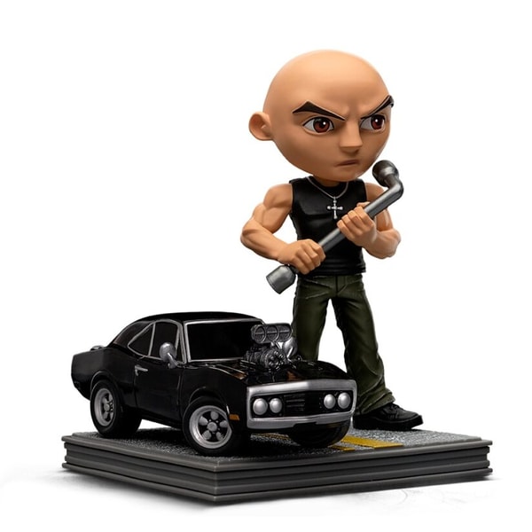 IRON STUDIOS - MINICO - THE FAST AND THE FURIOUS - DOMINIC TORETTO STATUE 15CM