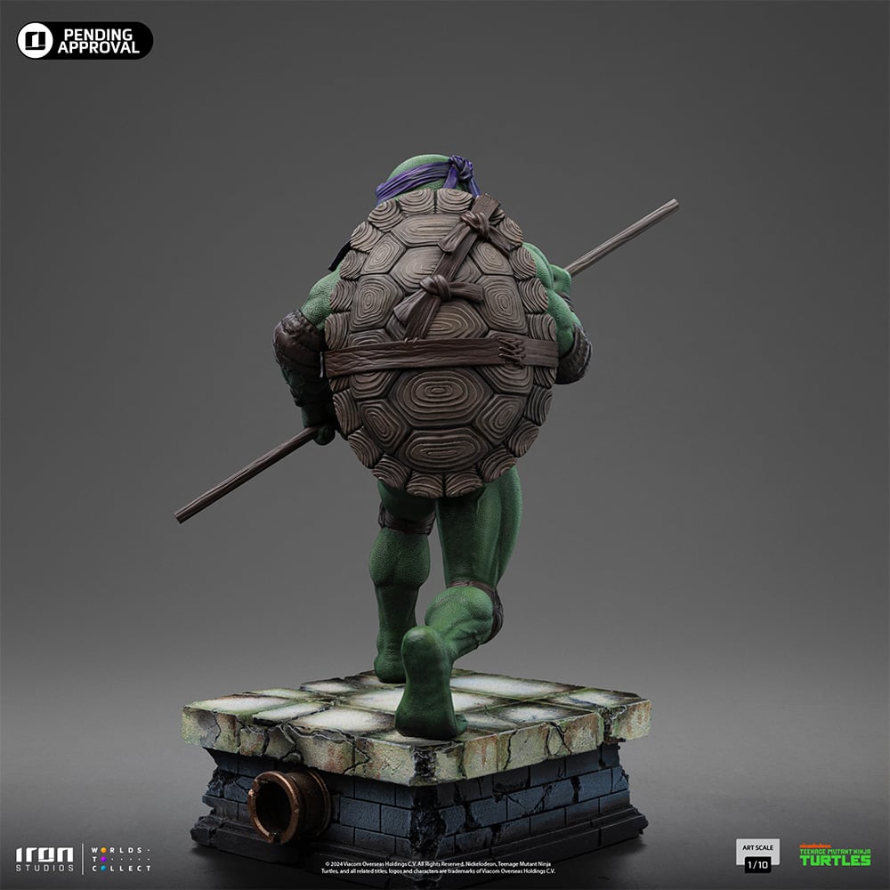 Iron Studios - Art Scale 110 - Teenage Mutant Ninja Turtles - Donatello Statue 18cm