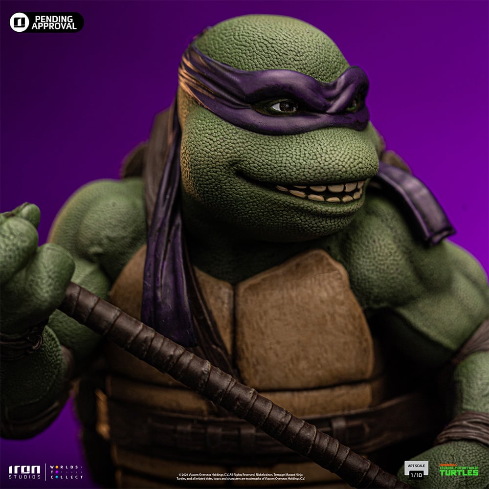 Iron Studios - Art Scale 110 - Teenage Mutant Ninja Turtles - Donatello Statue 18cm