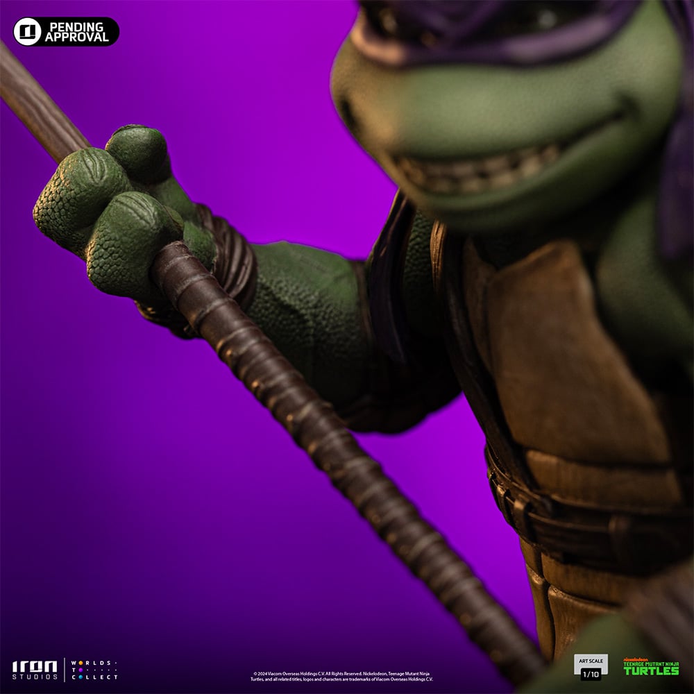 Iron Studios - Art Scale 110 - Teenage Mutant Ninja Turtles - Donatello Statue 18cm