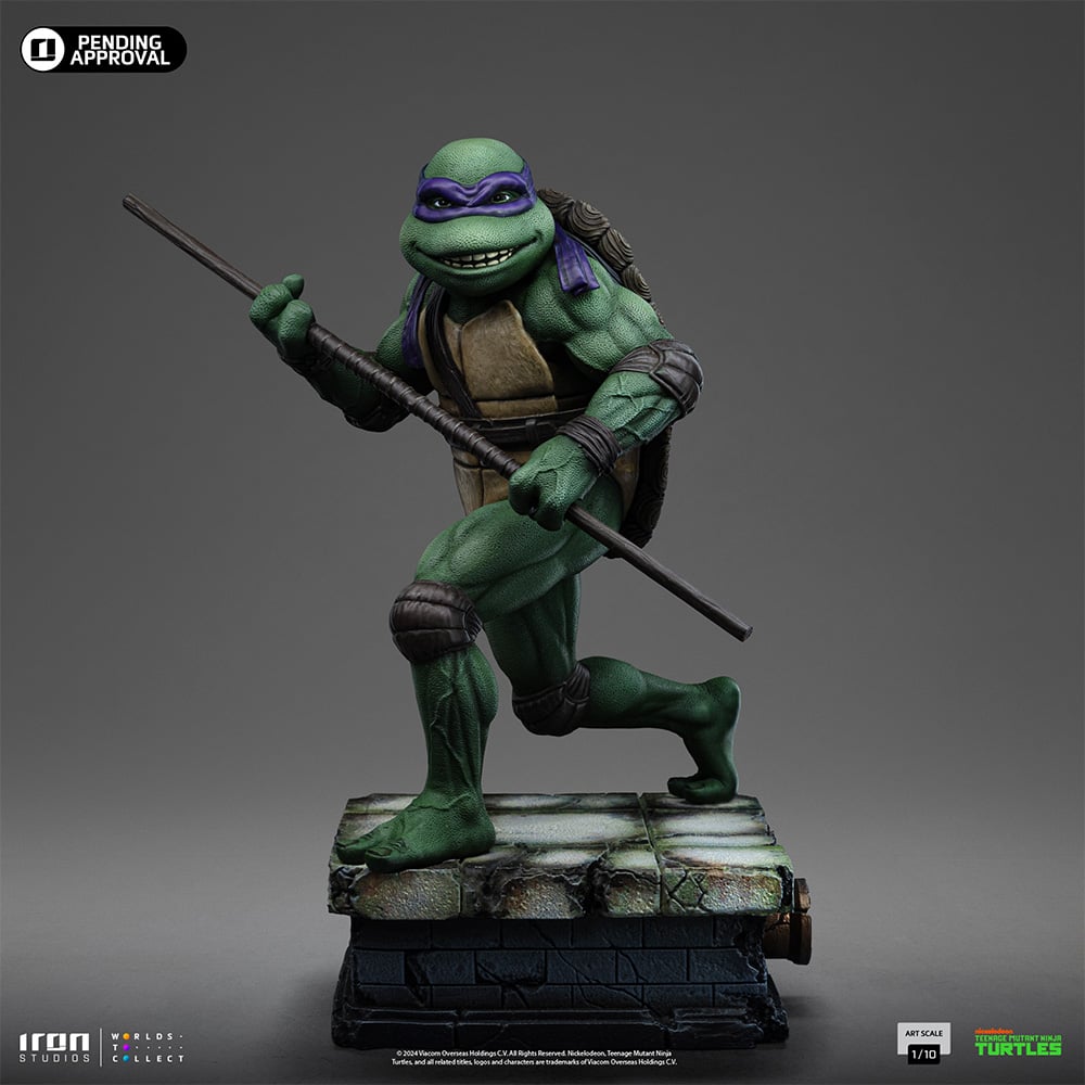 Iron Studios - Art Scale 110 - Teenage Mutant Ninja Turtles - Donatello Statue 18cm