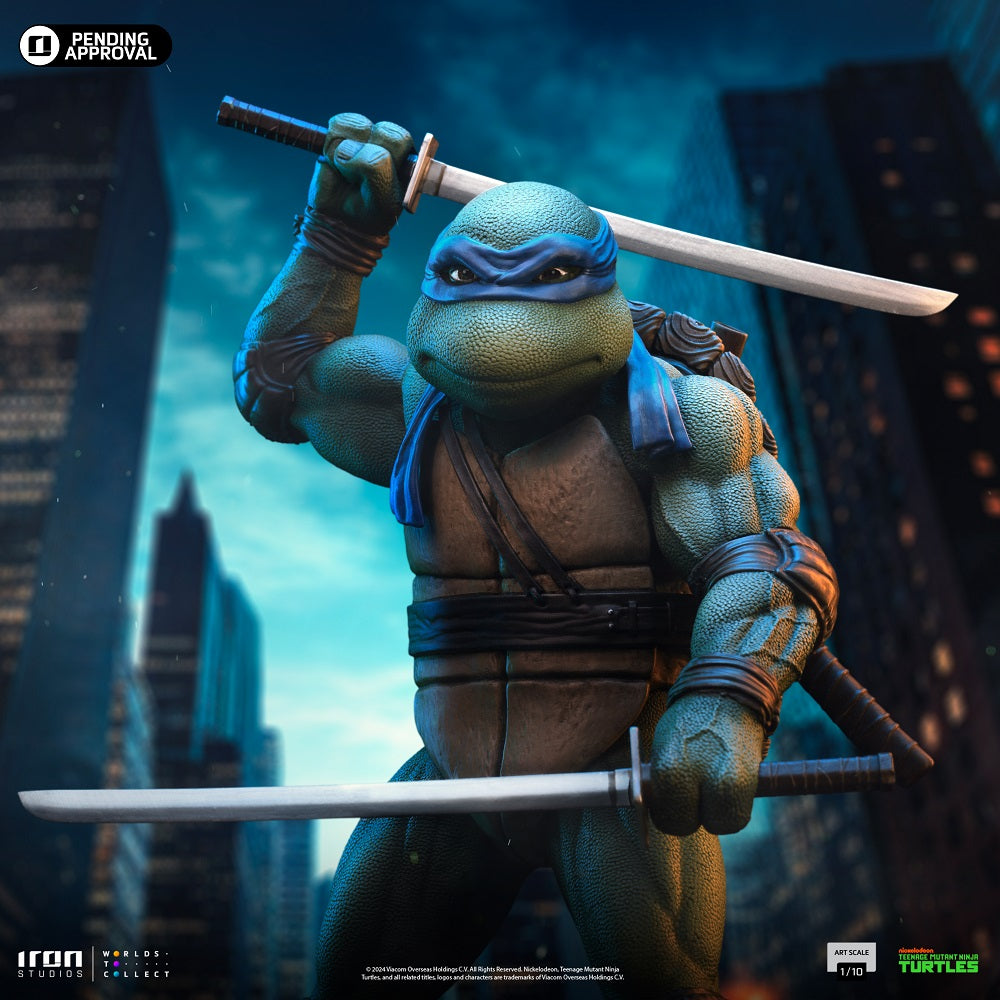 Iron Studios - Art Scale 110 - Teenage Mutant Ninja Turtles - Leonardo Statue 21cm