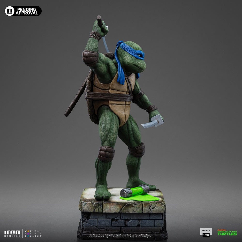 Iron Studios - Art Scale 110 - Teenage Mutant Ninja Turtles - Leonardo Statue 21cm