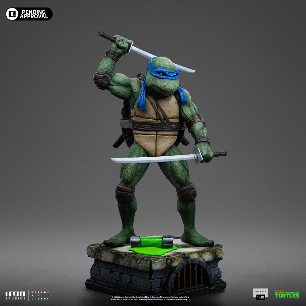 Iron Studios - Art Scale 110 - Teenage Mutant Ninja Turtles - Leonardo Statue 21cm