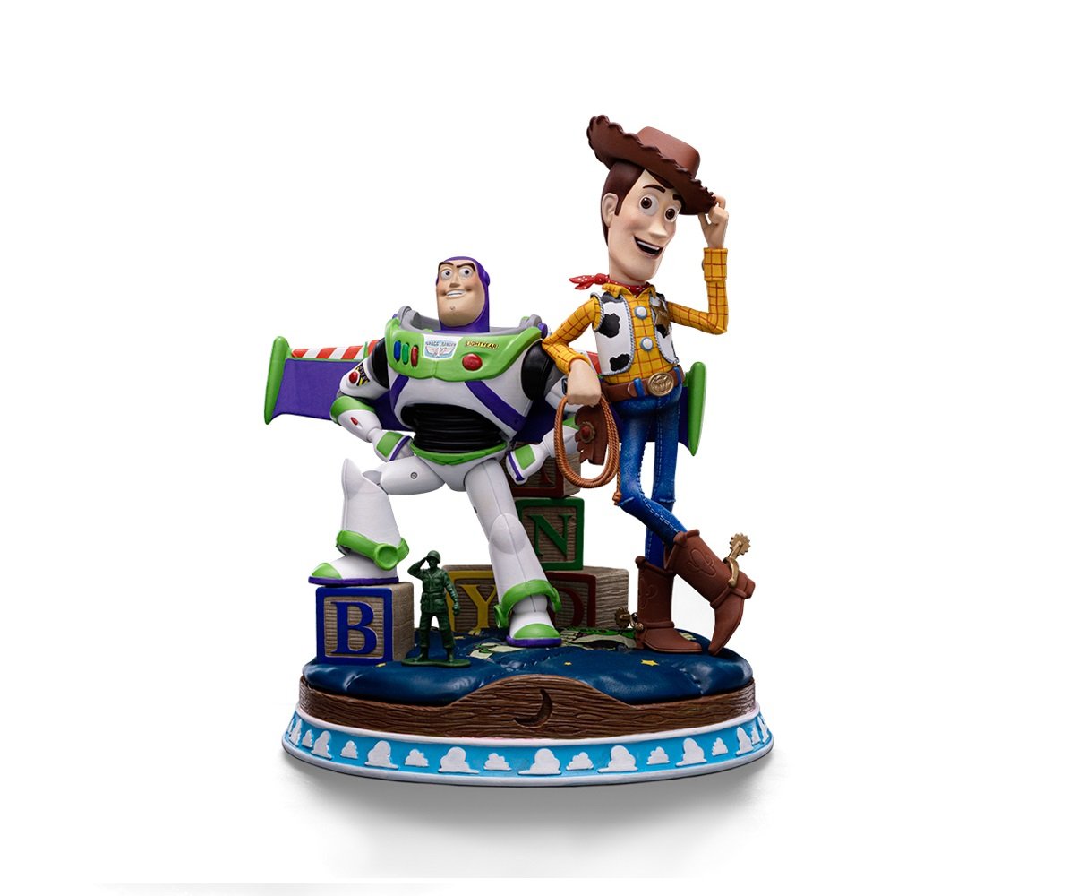 Iron Studios - Deluxe Art Scale 110 - Disney - Toy Story - Buzz et Woody Statue 20cm