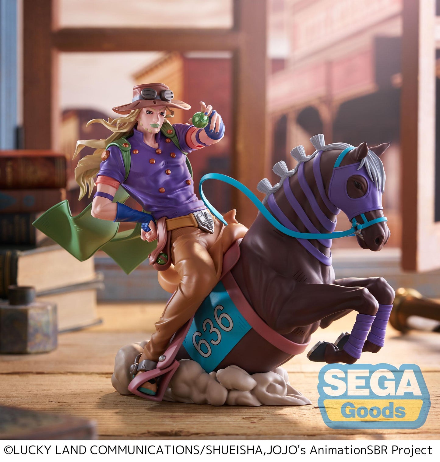 JOJO BIZARRE ADVENTURE - Gyro Zeppeli - Figurine XrossLinkMAX 18cm