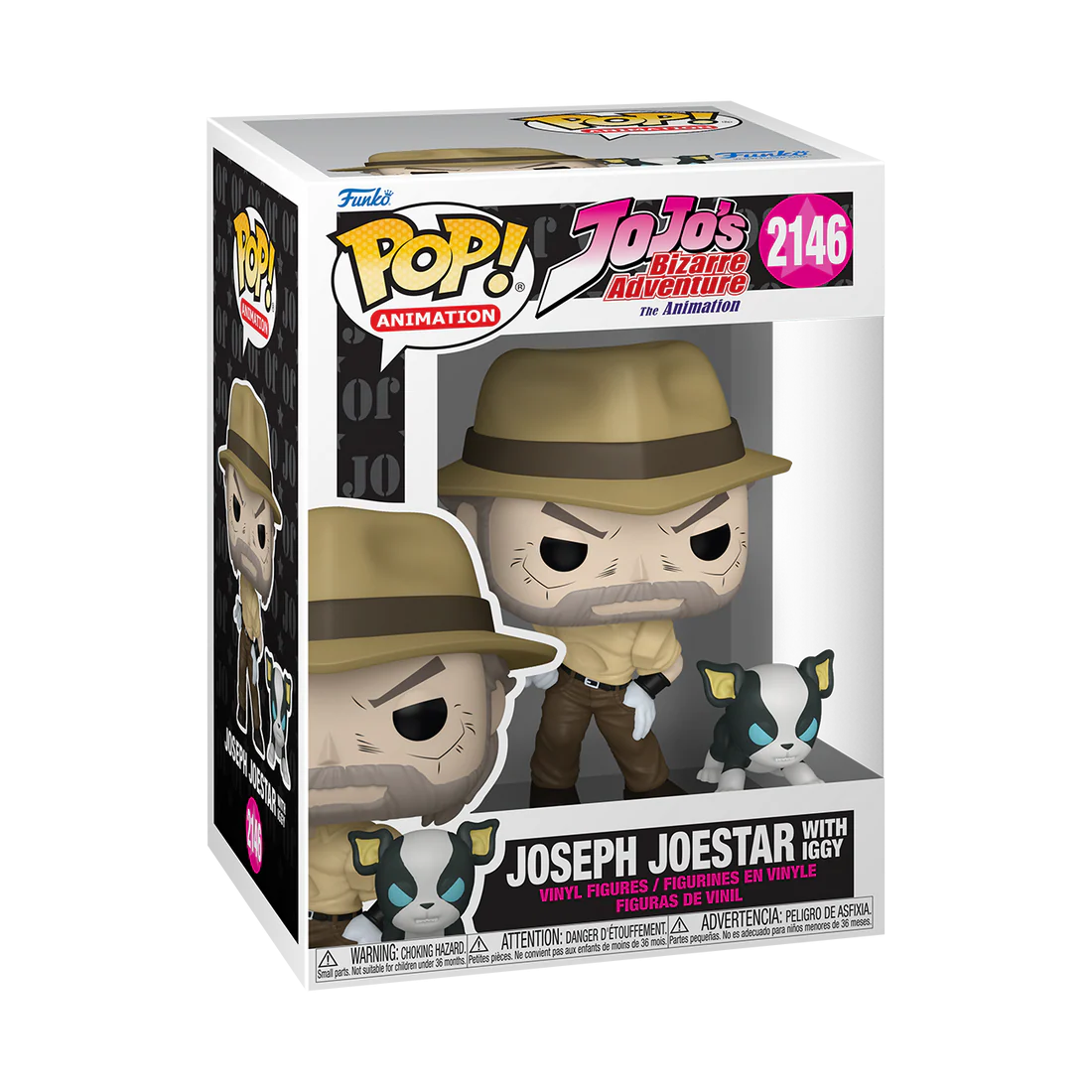 JOJO PART 3 - POP & Buddy N° 2146 - Joseph Joestar & Iggy