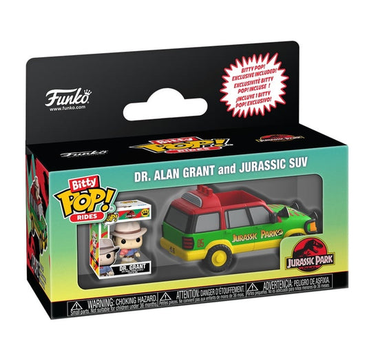 JURASSIC PARK - Bitty Pop Ride - Jurassic SUV avec Dr. Grant