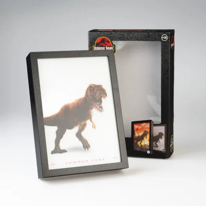 JURASSIC PARK - Cadre Lumineux LED 28x20x5cm