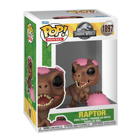 JURASSIC PARK SPRG - POP Movies N° 1897 - Raptor (Oeuf rose)