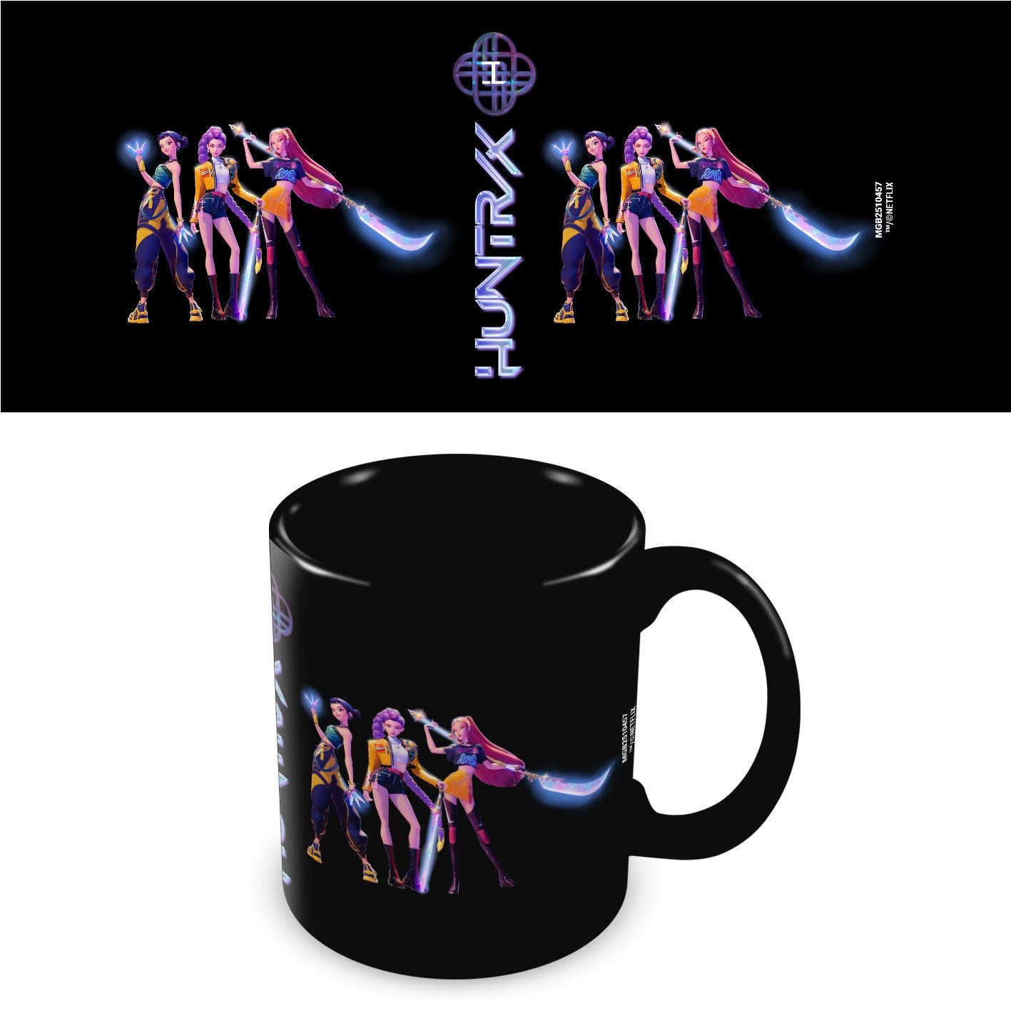K-POP DEMON HUNTERS - Huntrix - Black Pod Mug 325ml