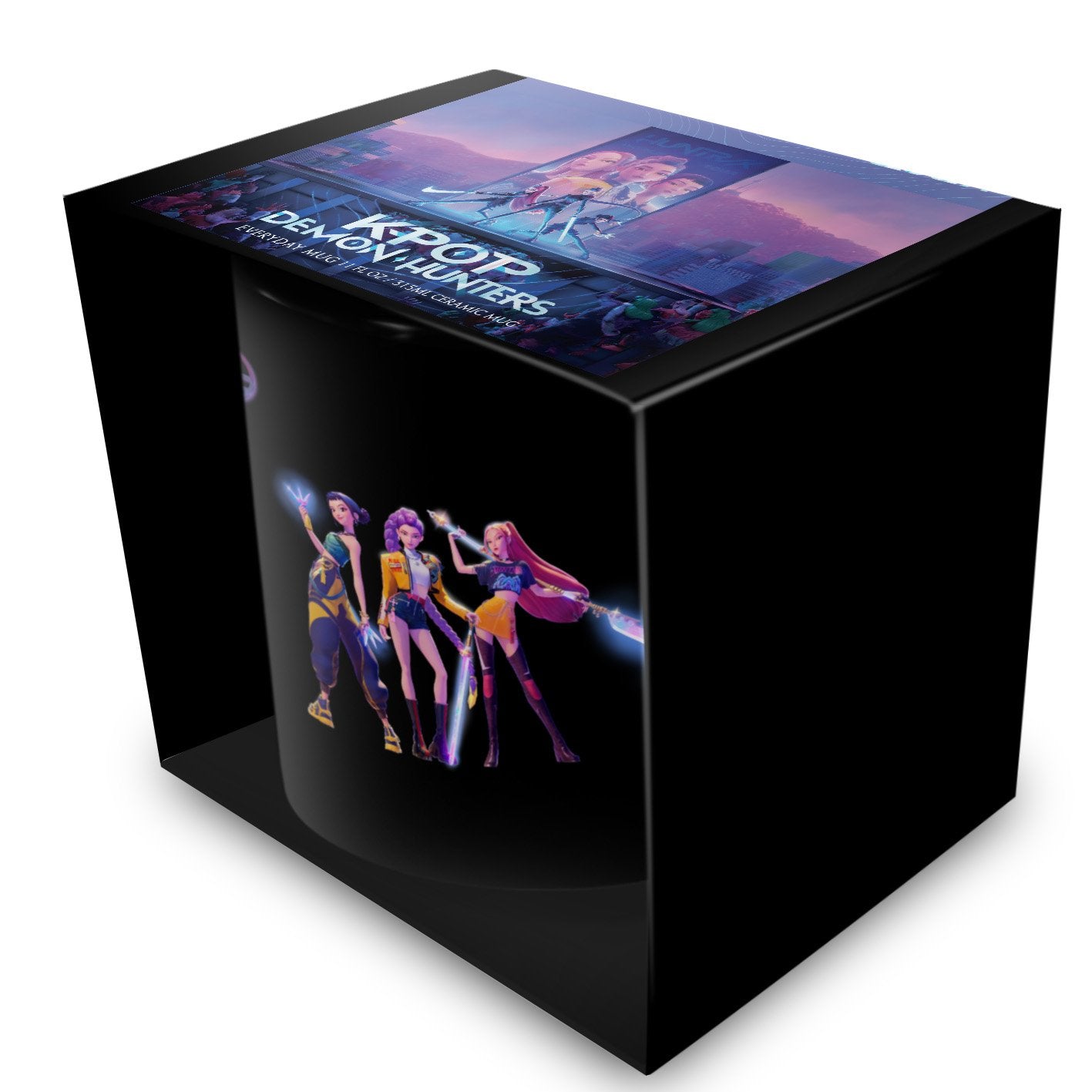 K-POP DEMON HUNTERS - Huntrix - Black Pod Mug 325ml