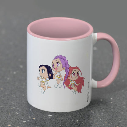 K-POP DEMON HUNTERS - Huntrix Chibi - Mug interieur Coloré 325ml