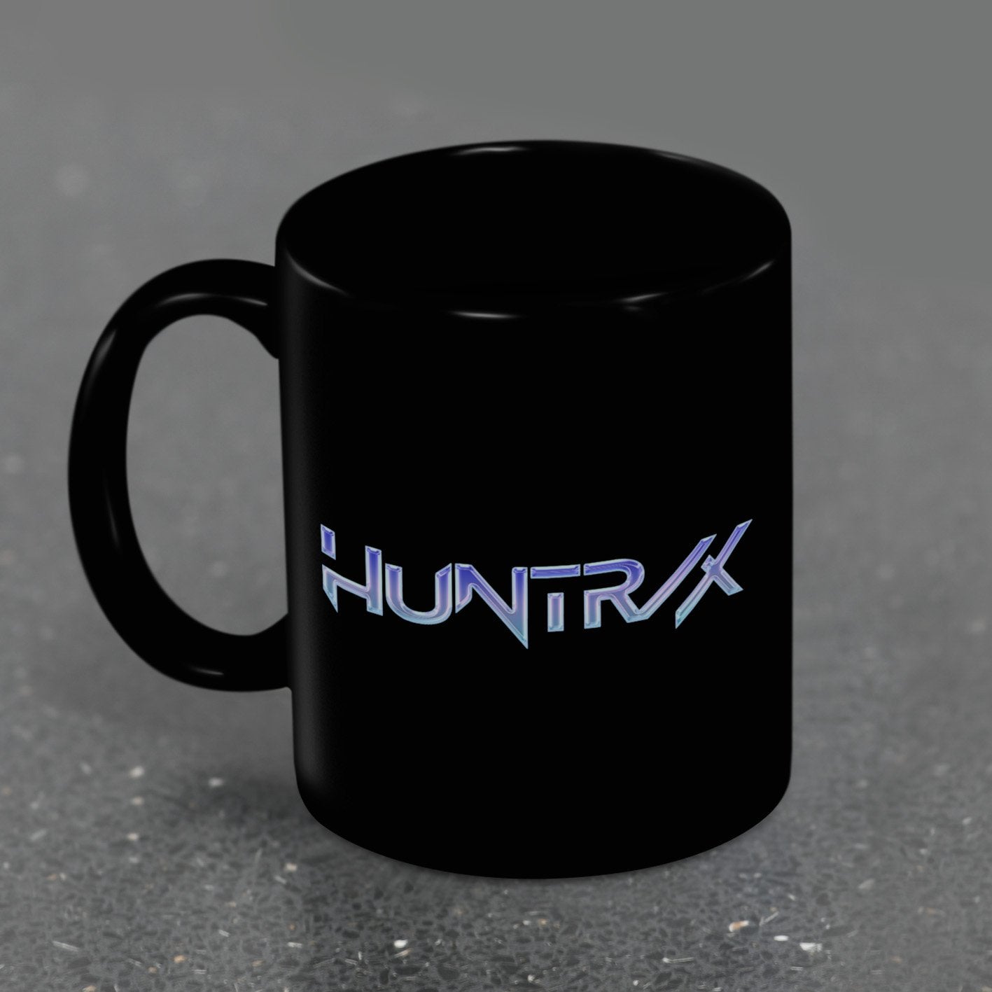 K-POP DEMON HUNTERS - Huntrix Logo - Black Pod Mug 325ml