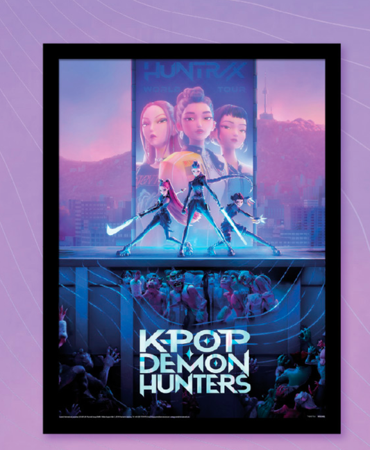 K-POP DEMON HUNTERS - Key Art - Impression Encadrée 45x35cm