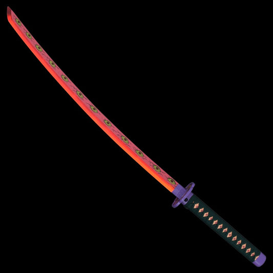 KATANA ORNEMENTAL AVEC LED INTERNE DE KOKUSHIBOU / TSUGIKUNI MICHIKATSU DEMON SLAYER - KIMETSU NO YAIBA