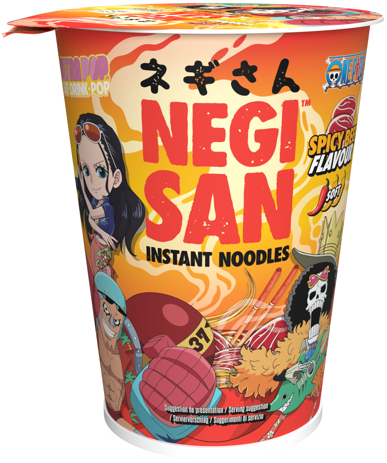 NEGI SAN instant noodle Spicy Beef Flavour