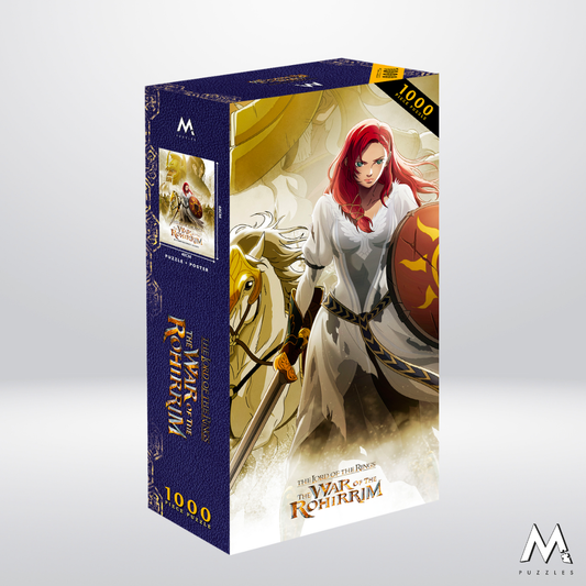 LA GUERRE DES ROHIRRIM - Poster + Puzzle 1000pcs