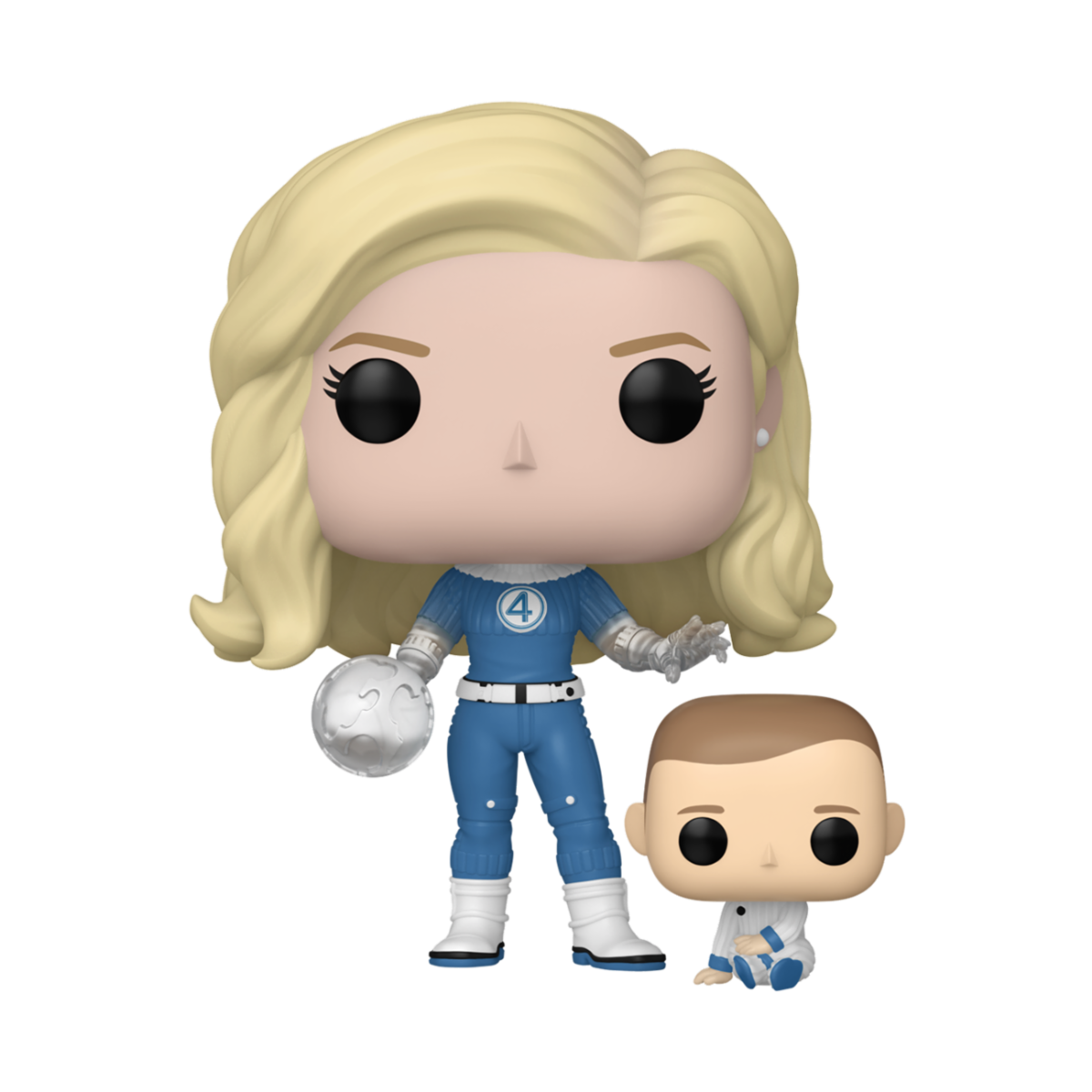 LES 4 FANTASTIQUES - POP Marvel N°1514 - La Femme Invisible & Franklin