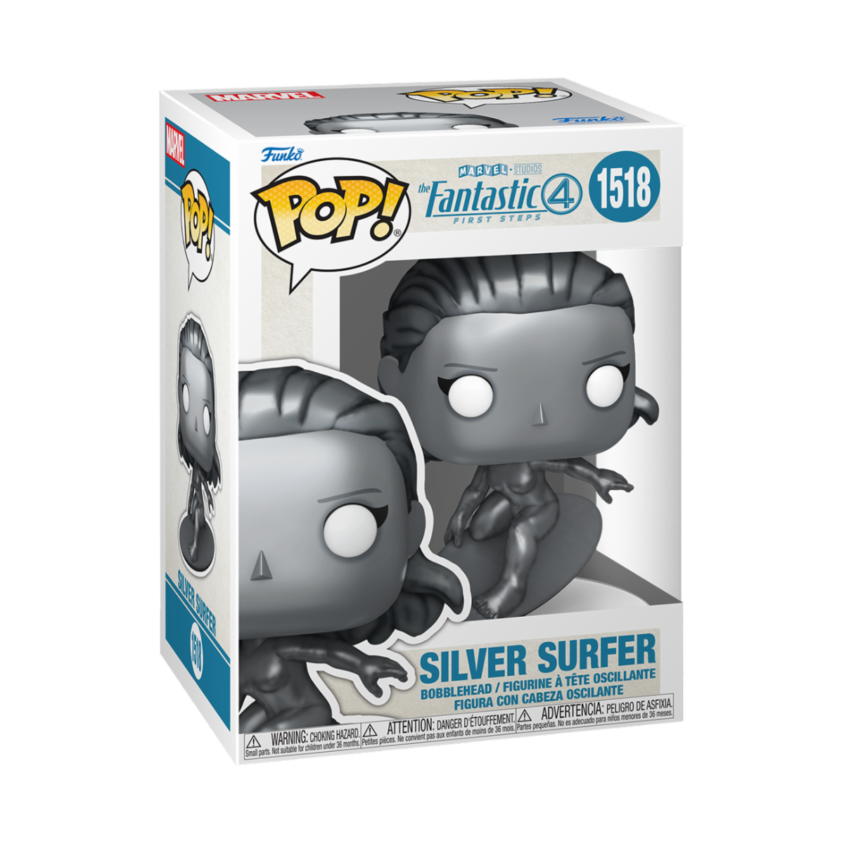 LES 4 FANTASTIQUES - POP Marvel N° 1518 - Le Surfeur d'Argent