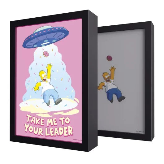 LES SIMPSONS - Homer - Cadre Lumineux LED 28x20x5cm