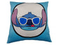 LILO AND STITCH - DOUBLE-SIDED STITCH CUSHION WITH SUNGLASSES (40X40CM)