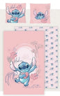 LILO ET STITCH - HOUSSE DE COUETTE EN 100% COTON COEUR ALOHA (140X200CM + 65X65CM)