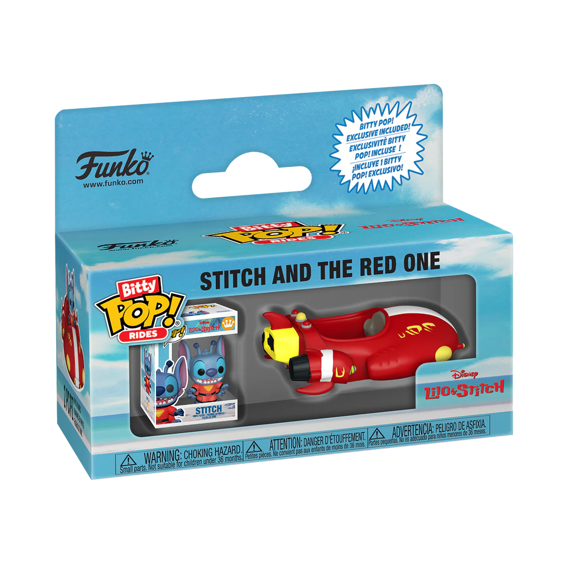 LILO & STITCH - Bitty Pop Ride - The Red One avec Stitch