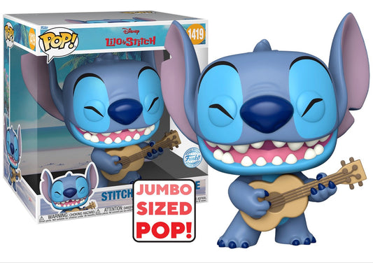 LILO & STITCH - POP Jumbo N° 1419 - Stitch avec Ukelele