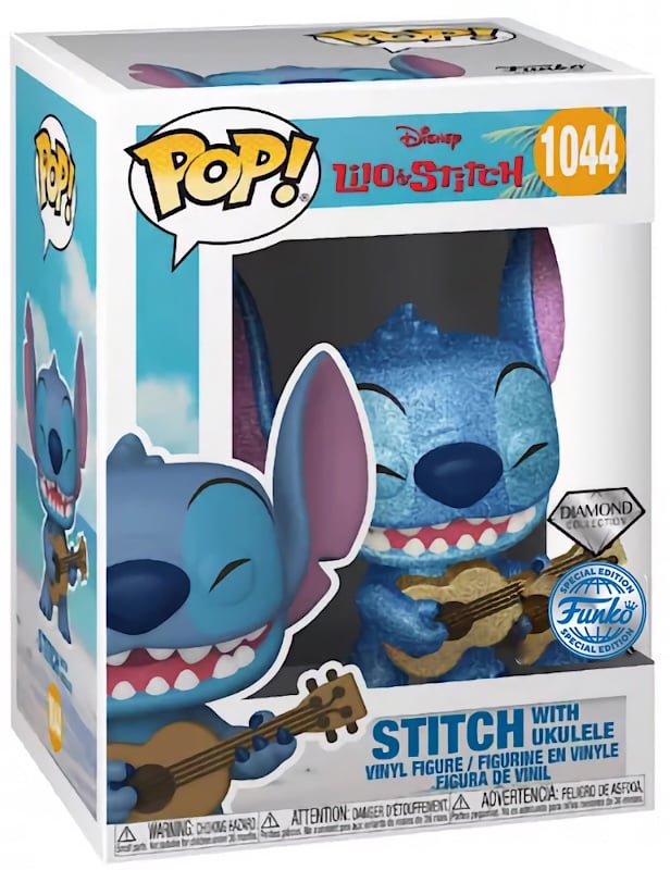 LILO & STITCH - POP N° 1044 - Stitch with Ukulele (Diamond)