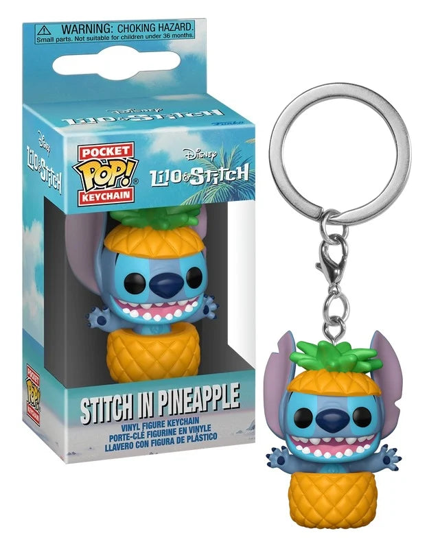 LILO & STITCH - Pocket Pop Keychains - Stitch dans un ananas PRECO > 27/01