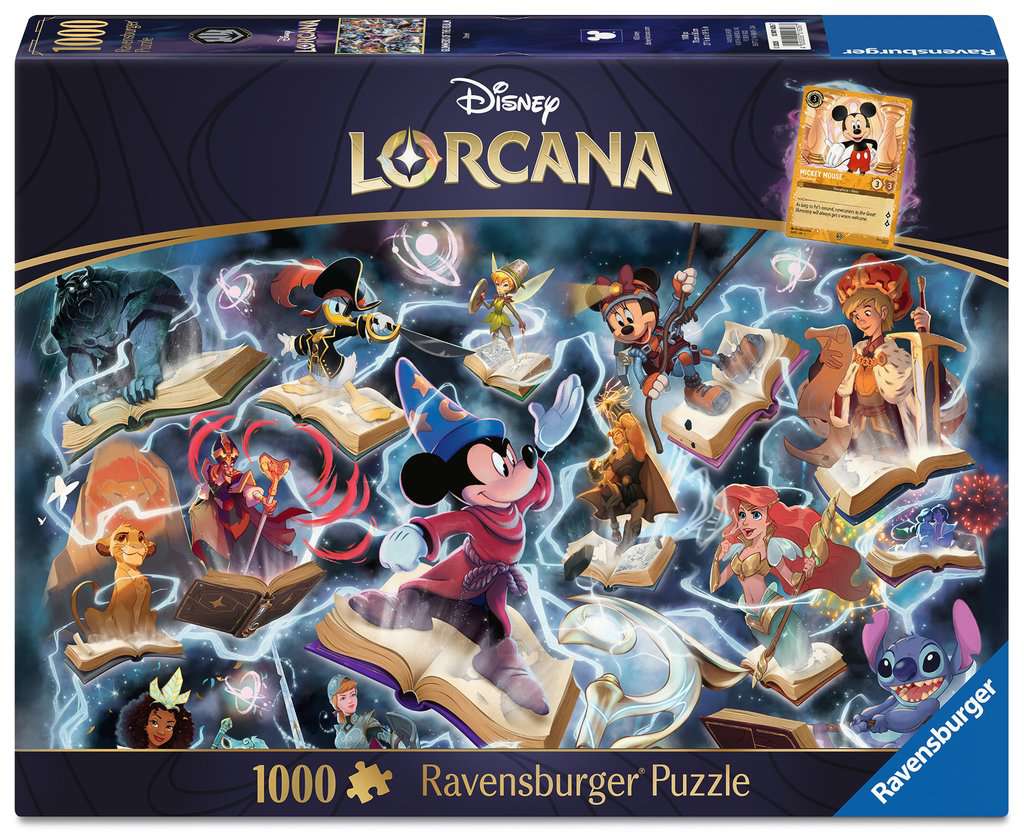 LORCANA - Acier - Puzzle 1000P + 1 carte promo
