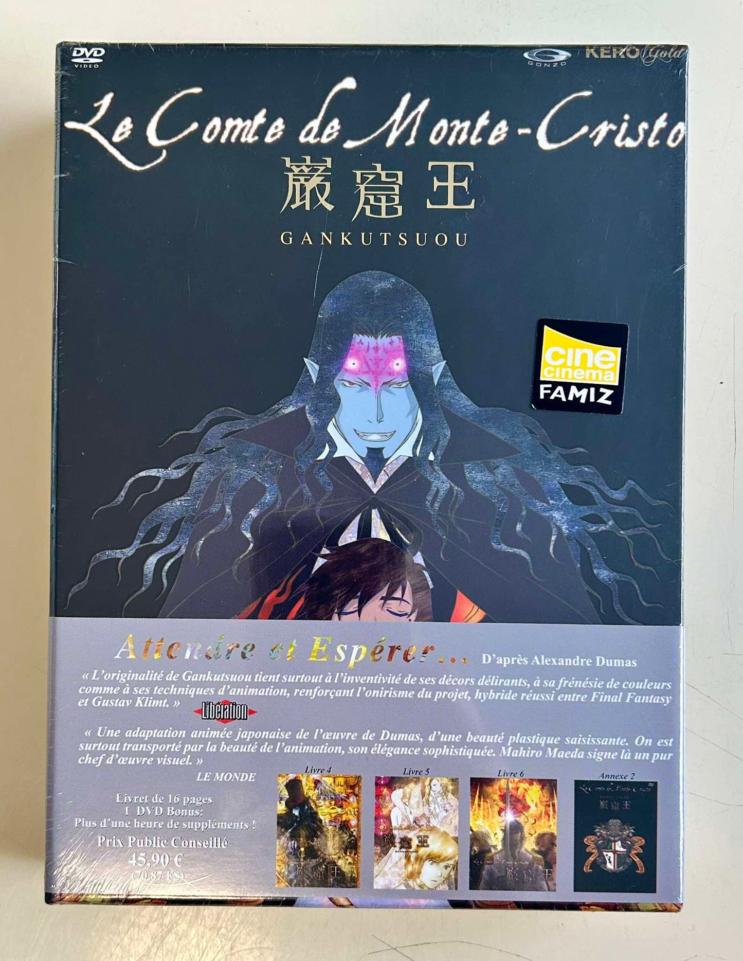 Le Comte de Monte Cristo, Gankutsuou Coffret 2 sous blister