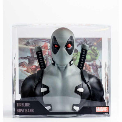 MARVEL - DEADPOOL X-FORCE DELUXE PIG BANK BUST