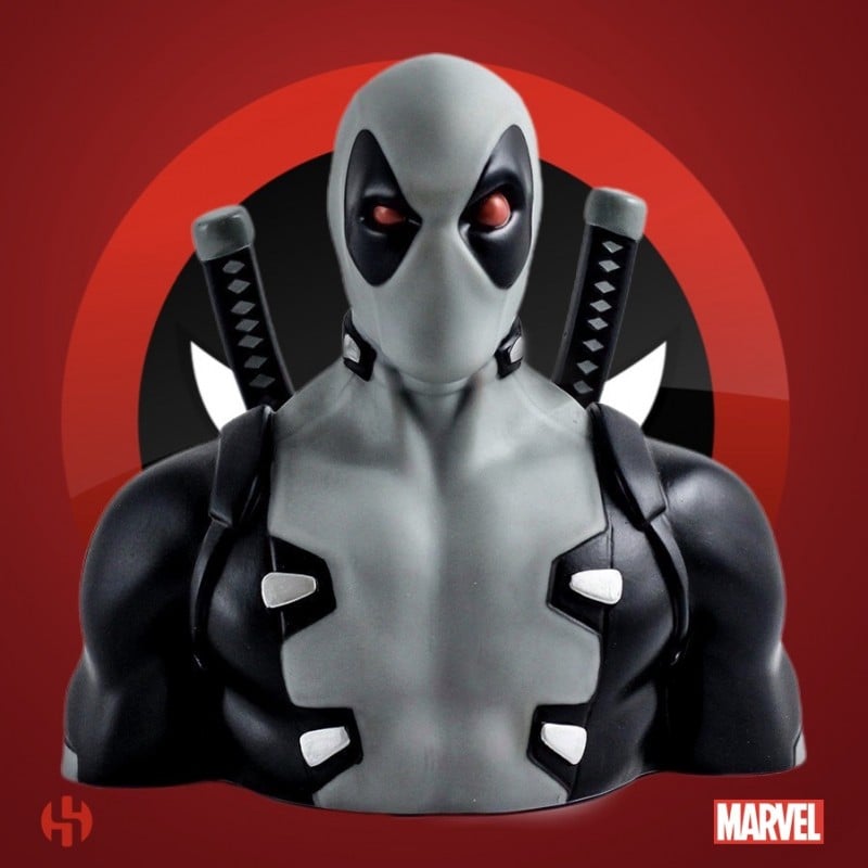 MARVEL - DEADPOOL X-FORCE DELUXE PIG BANK BUST