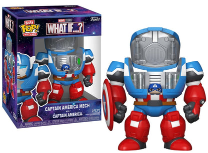 MARVEL - Bitty Bots - Captain America Mech avec Cap