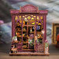 MINIATURE HOUSE - DIY - Librairie Astrologie - 155pc + Eclairage LED