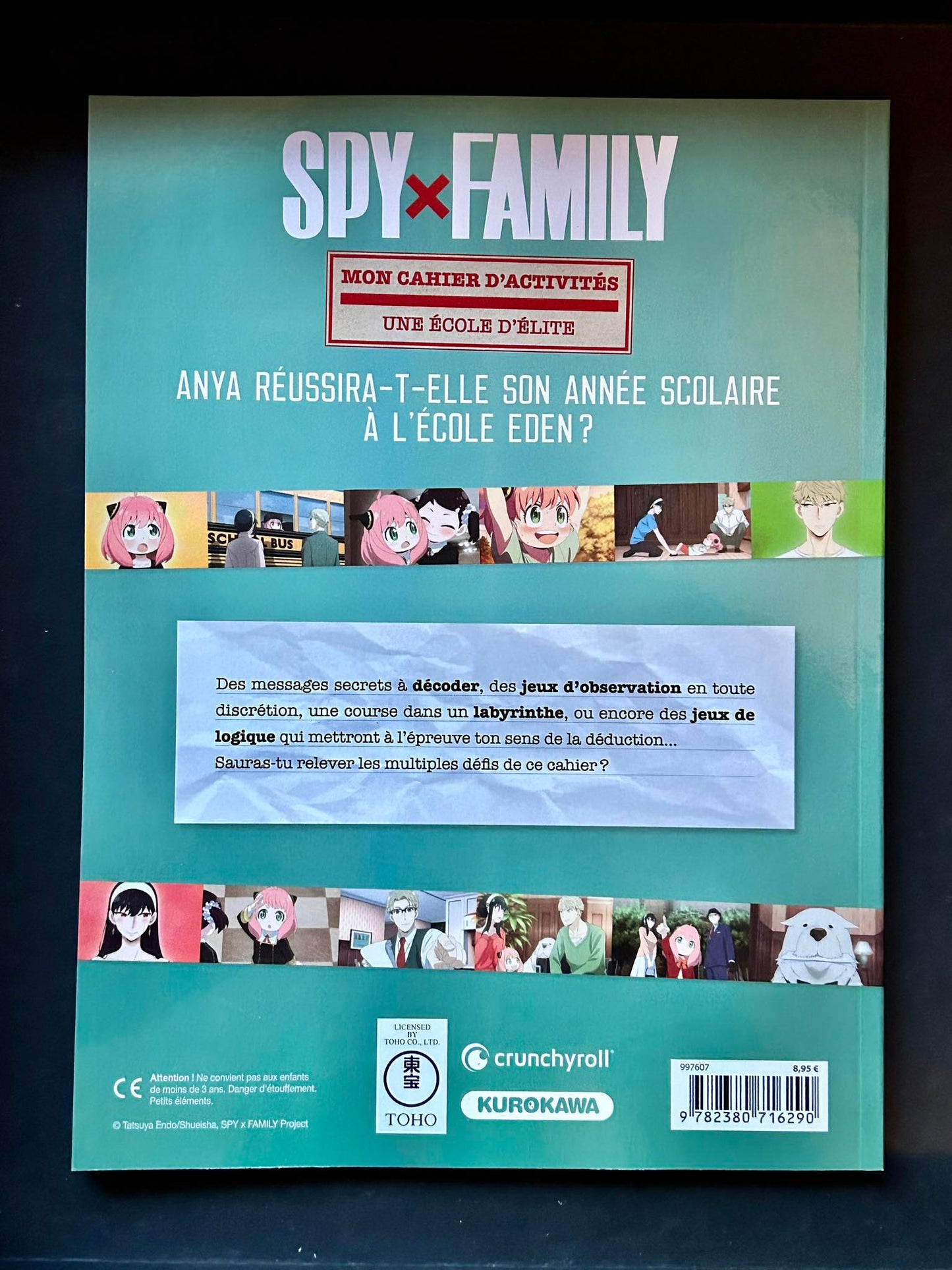 MY SPY X FAMILY ACTIVITY BOOK - AN ELITE SCHOOL