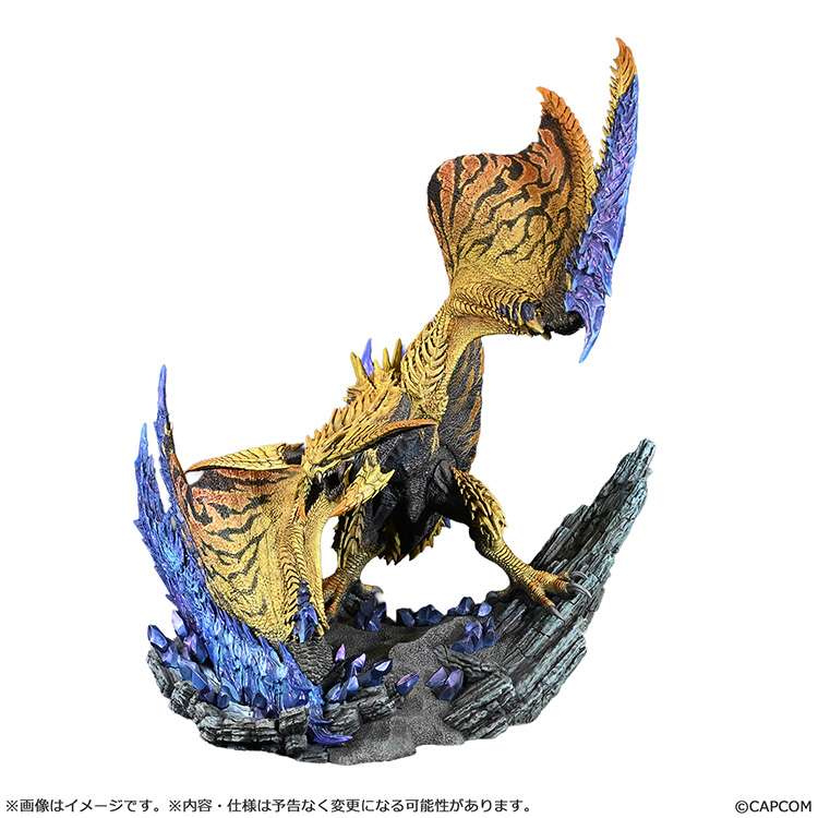 MONSTER HUNTER - Shining Thunder Wyvern Rey Dau - Statuette 28cm