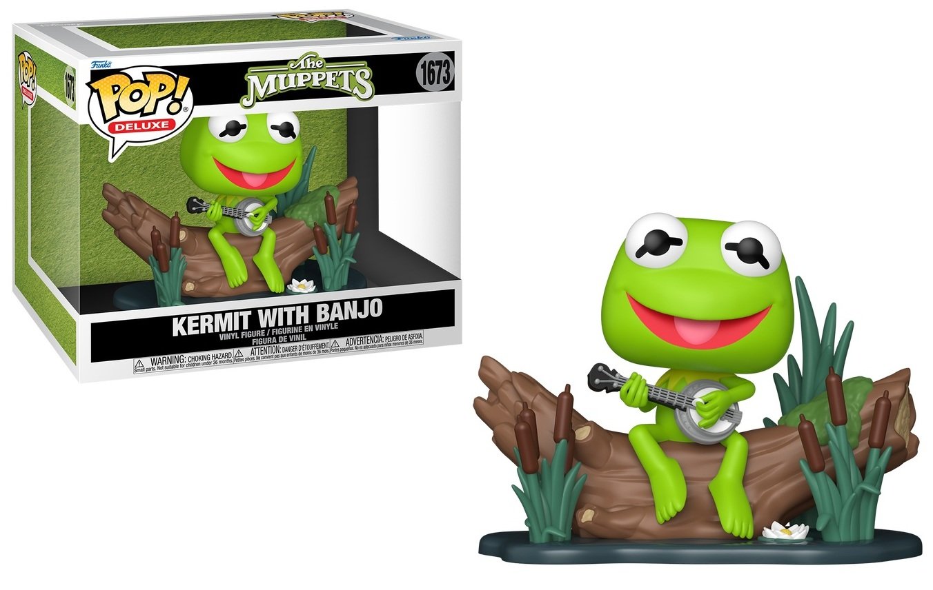 MUPPETS - POP Deluxe N° 1673 - Kermit avec Banjo