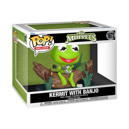 MUPPETS - POP Deluxe N° 1673 - Kermit avec Banjo