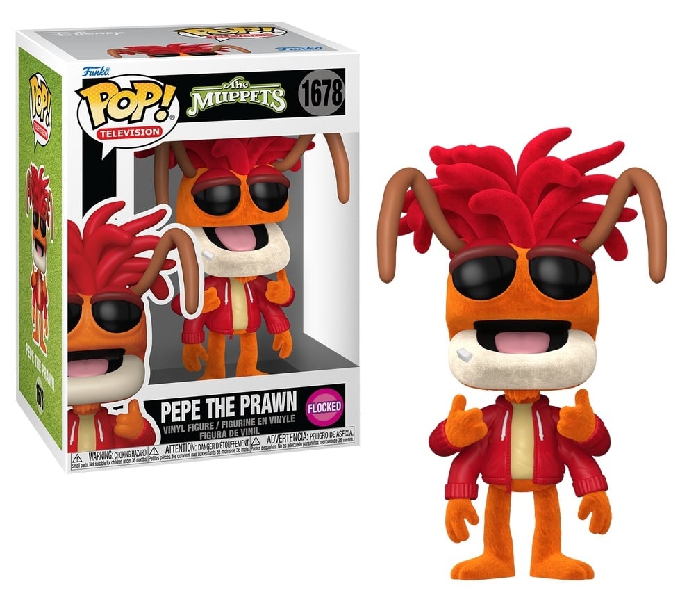 MUPPETS - POP TV N° 1678 - Pepe the Prawn (Flocked)