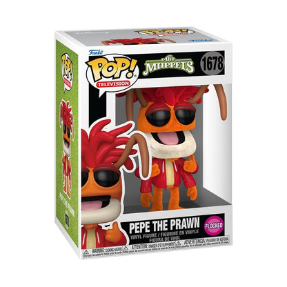 MUPPETS - POP TV N° 1678 - Pepe the Prawn (Flocked)