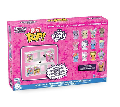 MY LITTLE PONNY - Bitty Pop 4 Pack 2.5cm - Rainbow Dash avec Chase
