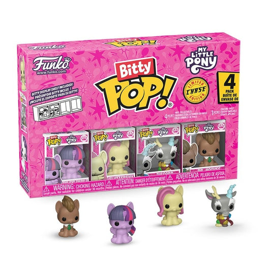 MY LITTLE PONNY - Bitty Pop 4 Pack 2.5cm - Twilight Sparkle avec Chase